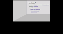 Desktop Screenshot of antisocial.demozoo.org