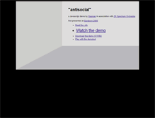 Tablet Screenshot of antisocial.demozoo.org